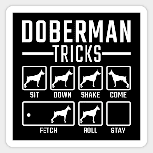 Doberman Tricks Magnet